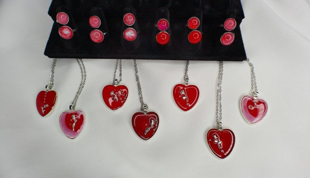 valentine's day gifts for her- Necklace And Ring Set