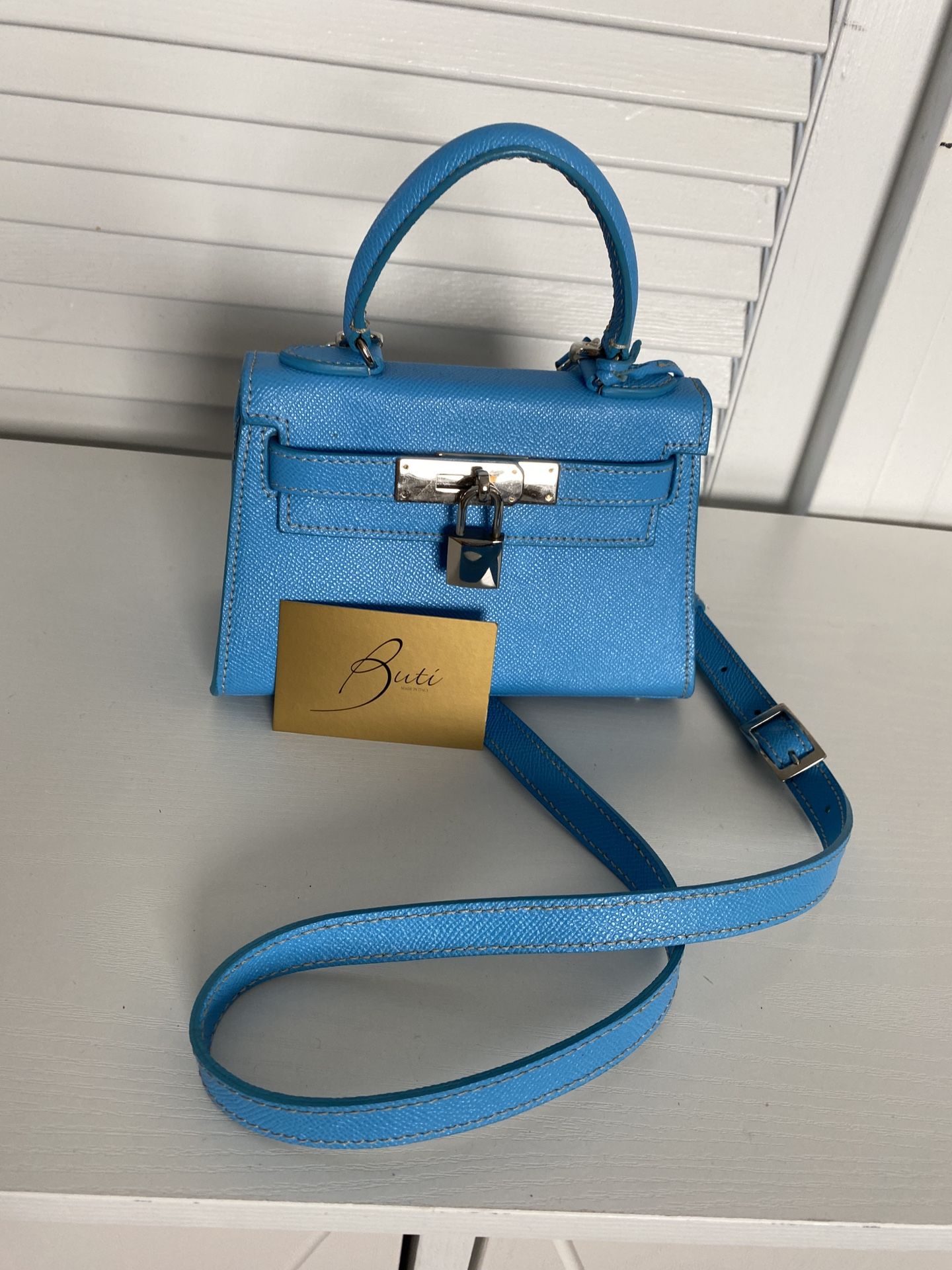 Buti Mini Kelly - Blue Bag - Made In Italy