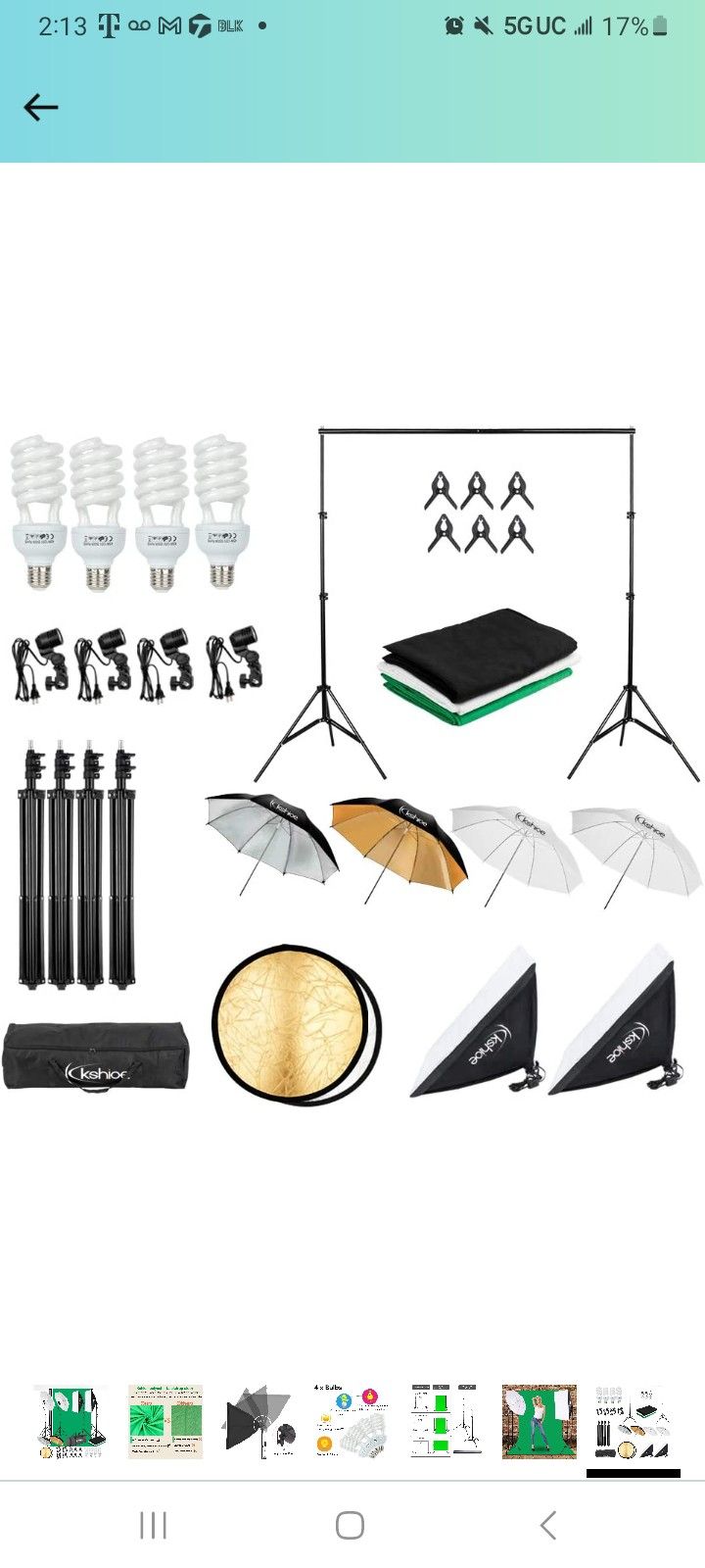 Photo Equipment (Individually Sold)