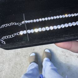 Moisanite Tennis Bracelet in 2 Sizes 