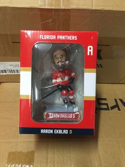 Aaron Ekblad Florida Panthers mini bobblehead (Stadium Giveaway / SGA) from the 2023–24 season.