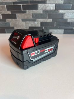 Milwaukee M18 battery 5.0 new $60