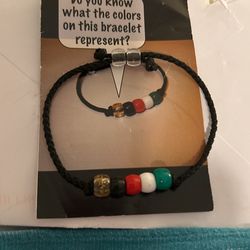 This Is A Jesus Bracelet, 5 Color beads To Tell What They Mean