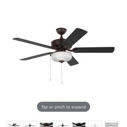 5 Blade Ceiling Fan With Light 