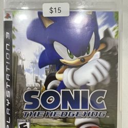PS3 Games SONIC THE HEDGEHOG 