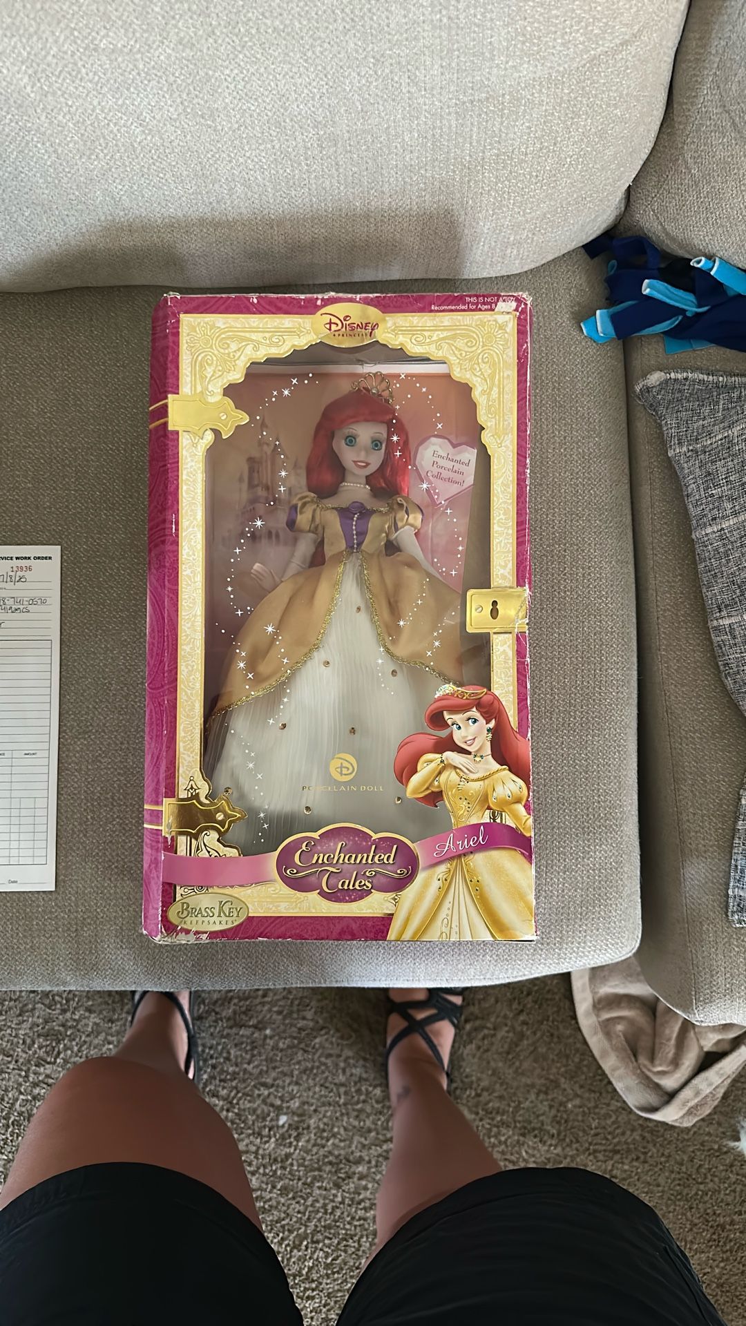 Enchanted Ariel Porcelain Doll 