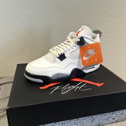 Jordan Retro 4 White Cement 
