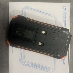 27000mah Solar Power Bank With TypeC Charging Cable