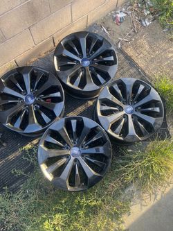 2020 ford f-150 20” black satin rims oem 6x135