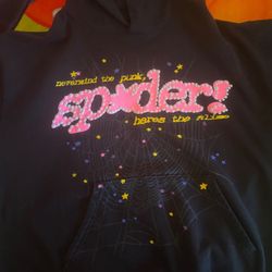 Black And Pink Spider Hoodie