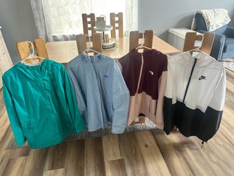 Women’s Plus Size Coats - 3 Northface & 1 Nike