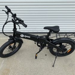 750W 48V Rear-Wheel Electric Bike, 24 mph Top Speed