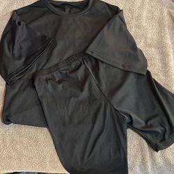 Men's sz S Short Set Black*New