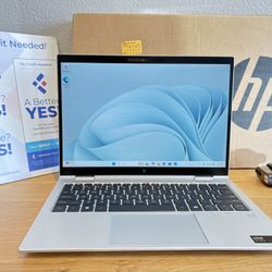 0$Down💻New HP EliteBook x 13” G11 2-in-1 Foldable Laptop+Tablet 14” Touch Screen✅Intel Core Ultra i7 Processor/16GB RAM/512GB⚡️Windows 11✔️Fi