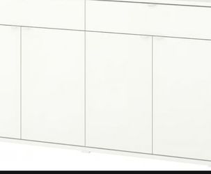 White ikea cabinet