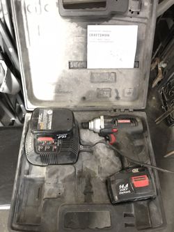 Craftsmen 14.4 Volt Impact with charger and 2 Battery’s