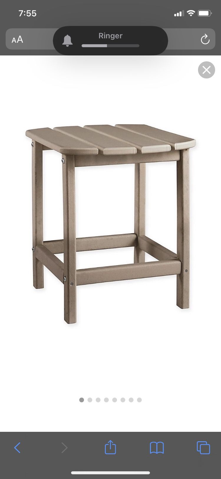 Ashley furniture outdoor end table