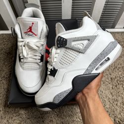 2025 Air Jordan 4 Retro OG White Cement 