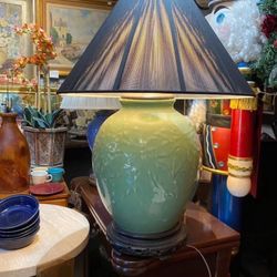 Vintage, Beautiful Porcelain Table Lamp, 