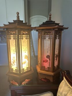 Vintage Asian Lamp