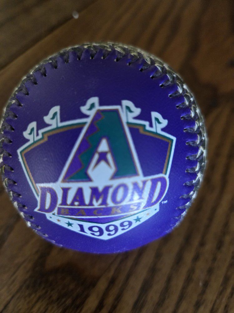 1999 Arizona Diamondbacks Opening Day Baseball w/ 1998 Lineup Fotoball McDonalds