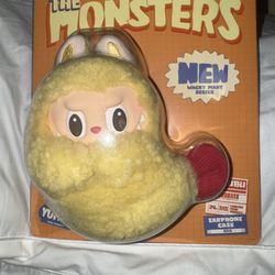 Authentic Pop Mart shrimp Labubu earphone case