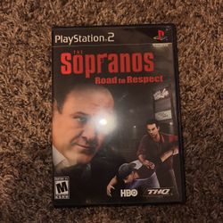 The Sopranos Road To Respect PS2 CIB excellent Condition 