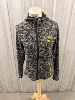 Women's Black and Gray Pullover Size M