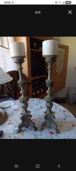 17 inch tall candlesticks.