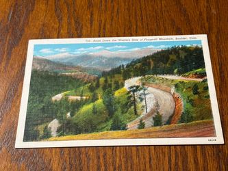 Vintage Postcard - Flagstaff Mountain, CO