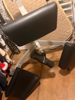 Garage home gym equipment