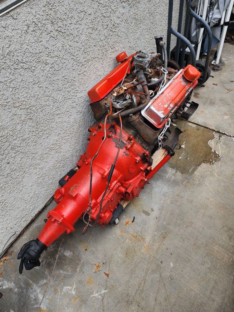 283 Motor And Powerglide Transmission