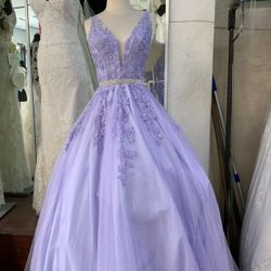 Lavender Dress For Birthday /Quinceanera