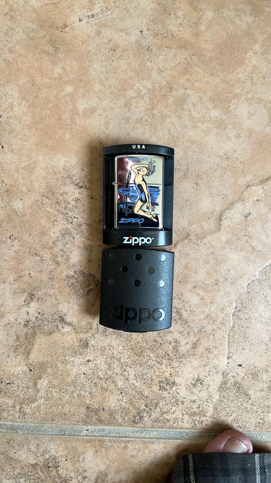 Nose Art Zippo