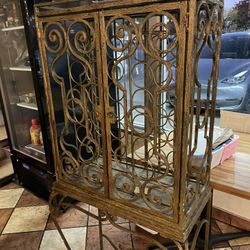 Wrought Iron Wine Rack