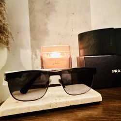 Brand New Prada Men’s Metal Sunglasses OPR 66ZS 58mm – Never Worn