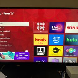 55 Inch TCL ROKU TV
