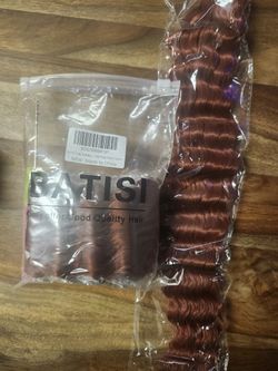 18 In Hair Bundles Deep Wave In Copper