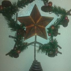 Nice vintage rustic tree topper / or Christmas decor