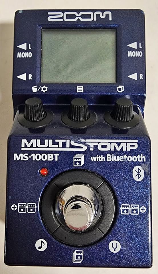 Zoom MS-100BT MultiStomp Effects Pedal with Bluetooth