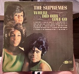 The Supremes Vinyl Record  Where Did Our Live Go Original 