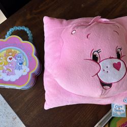 Care Bear Lunch Box And Pillow