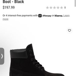 Mens Timberland®️ Premium 6-Inch Boot - Black