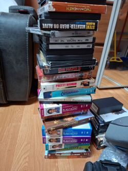 Vhs and dvd movies for sale