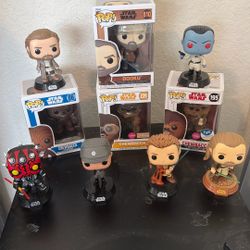 Star Wars Funko Pop Lot.