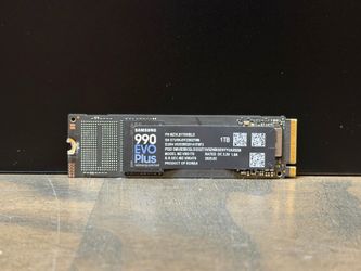 Samsung 990 EVO Plus 1TB Gen 4 m.2 2280 NVMe 7150 MB read for laptop desktop or compatible devices