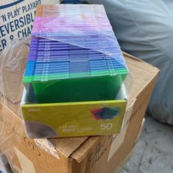 CD Slim Jewel Cases 38 Count