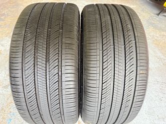 Two Tires 255/35/21 Hankook Ion Evo EV like new with 90-95% Left Amazing deal Tesla Performance