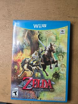 Wii U legends of Zelda twilight Princess CIB