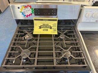 GE Freestanding Gas Range Stainless Steel